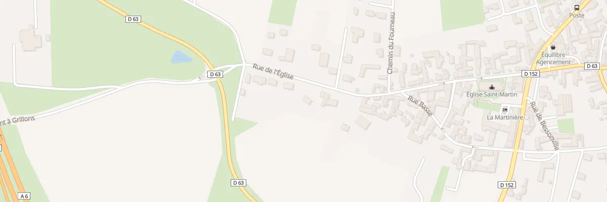 Plan du 25B Rue de l’Eglise à Ury