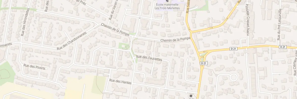 Plan du 22 Rue des Fauvettes à Pontault-Combault