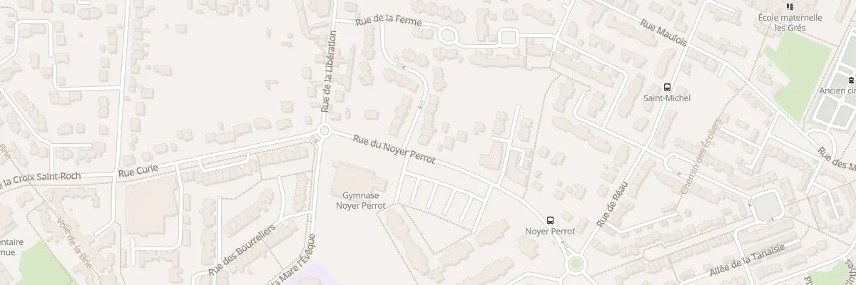 Plan du 159 Rue du Gymnase à Moissy-Cramayel