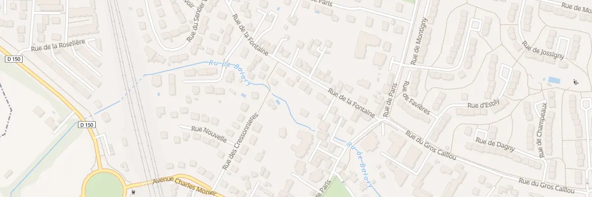Plan du 5 Rue de la Fontaine à Cesson