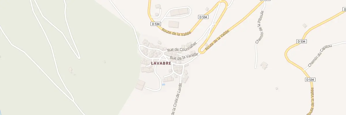 Plan du 5101 Lavabre à Connac