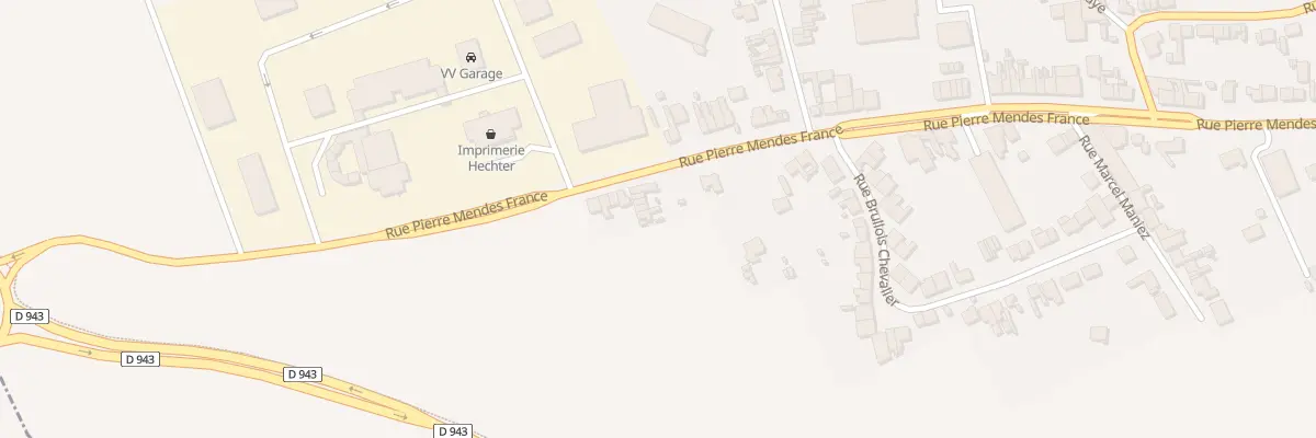 Plan du 180 Rue Pierre Mendes France à Vendin-lès-Béthune