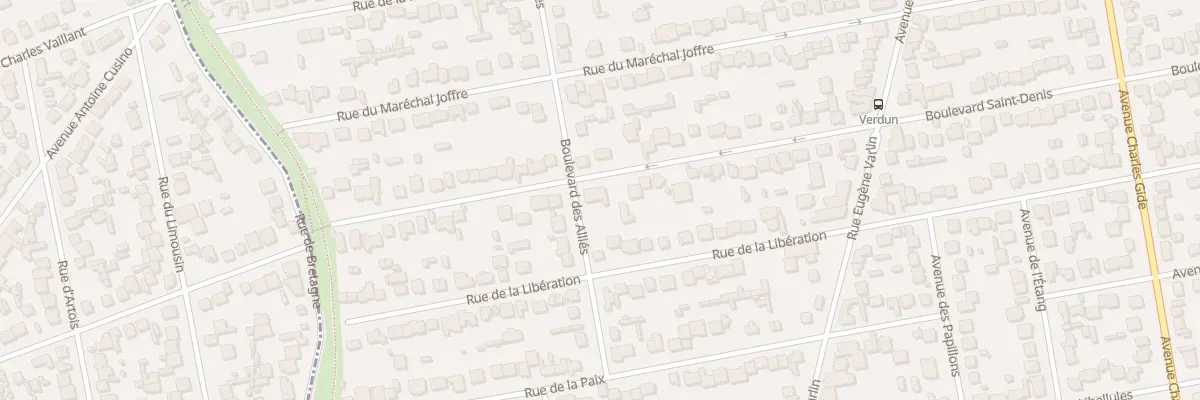 Plan du 31 Rue de Verdun à Villeparisis