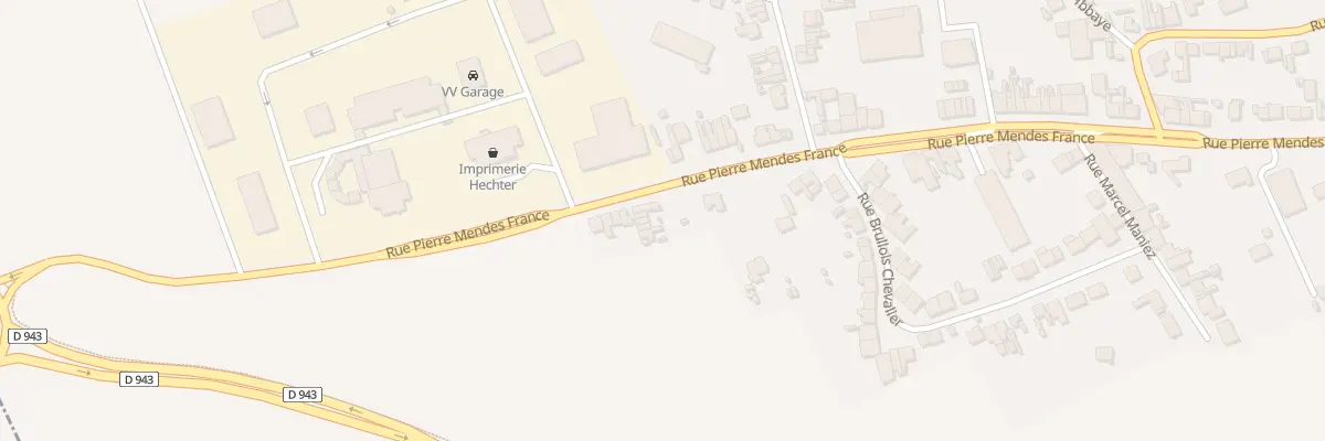 Plan du 176 Rue Pierre Mendes France à Vendin-lès-Béthune