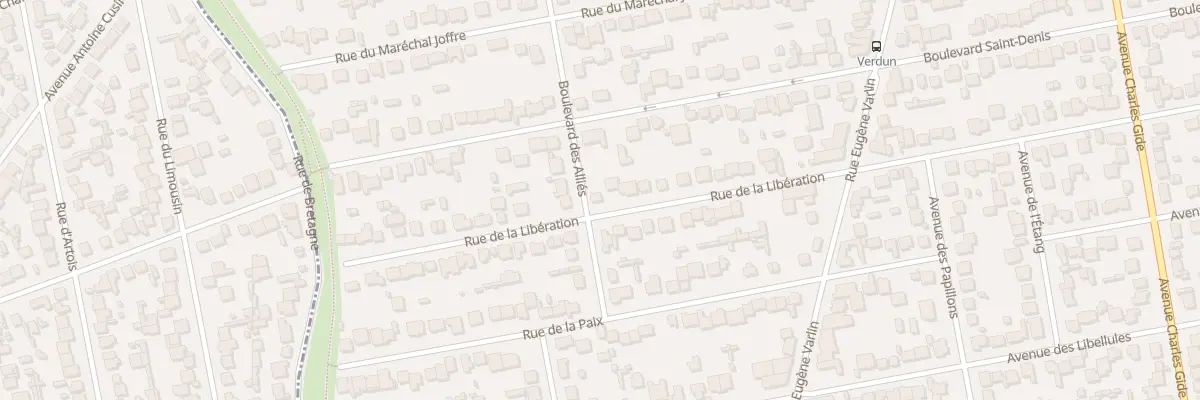 Plan du 24 Rue de la Libération à Villeparisis