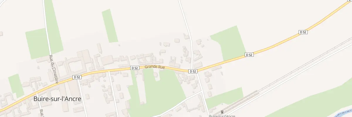 Plan du 10 Gr Grande Rue à Buire-sur-l’Ancre
