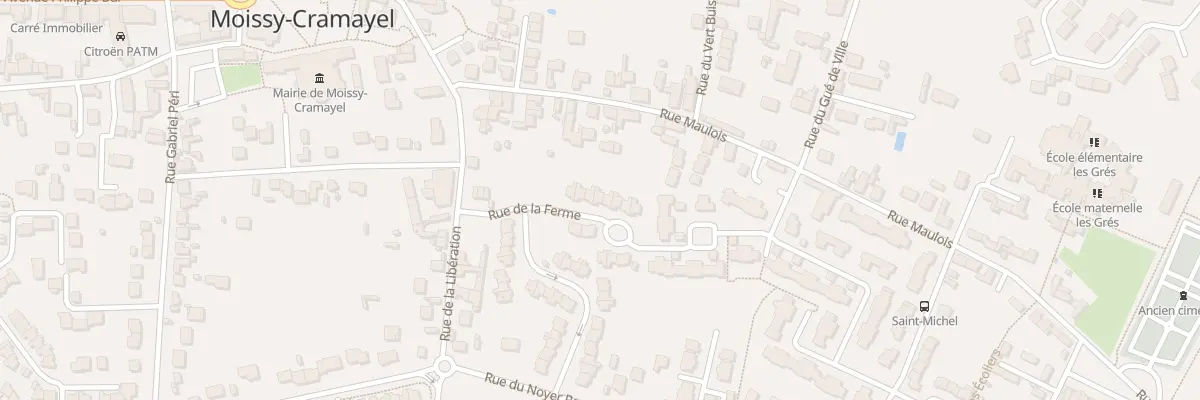 Plan du 111 Rue de la Ferme à Moissy-Cramayel
