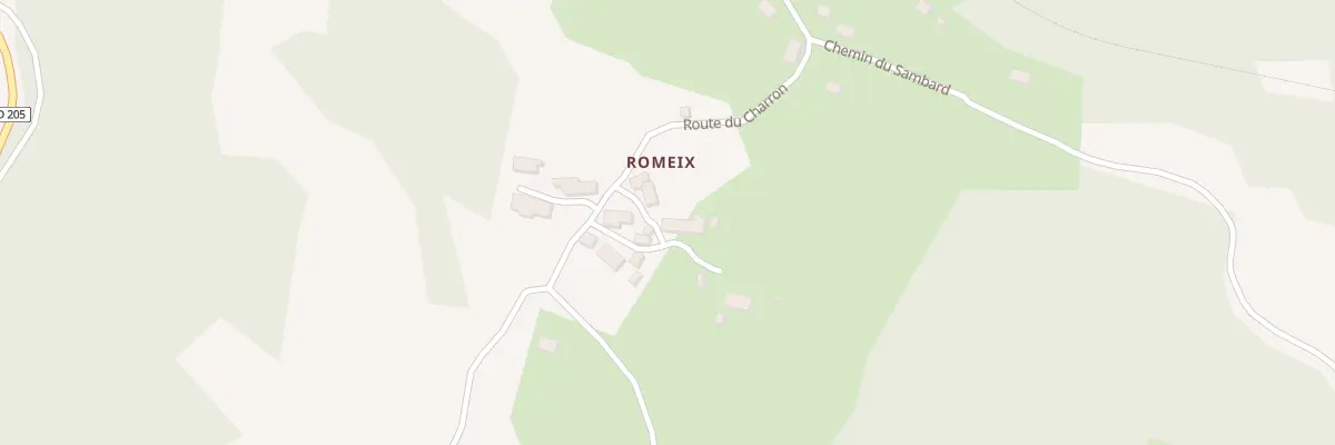 Plan du 21 Rte du Charron à Saint-Étienne-de-Chomeil