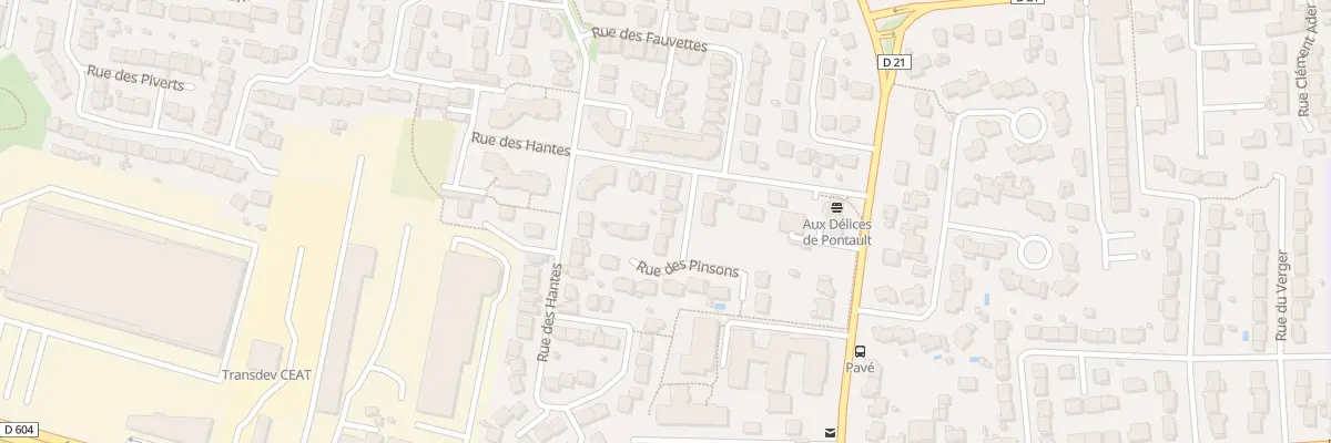 Plan du 8 Rue des Pinsons à Pontault-Combault
