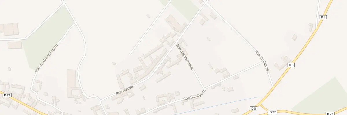 Plan du 18 Rue Neuve à Sailly-au-Bois