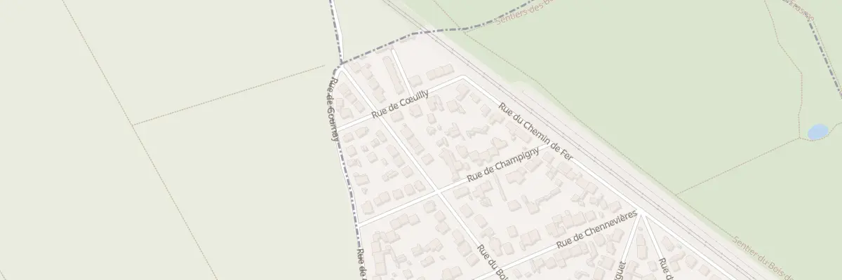Plan du 128 Rue du Bois Saint-Martin à Pontault-Combault