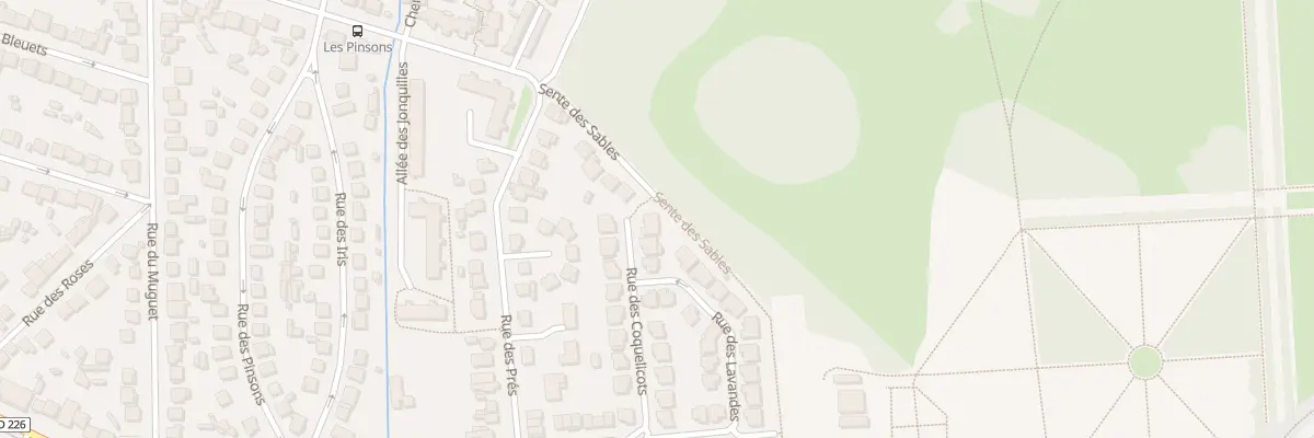 Plan du 30 Rue des Coquelicots à Champs-sur-Marne