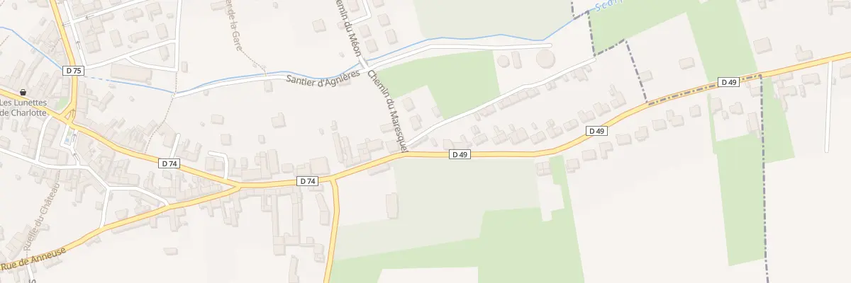 Plan du 13 Rue d’Agnières à Aubigny-en-Artois