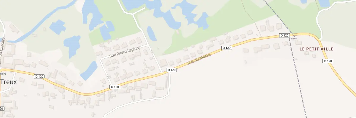Plan du 36 Rue du Marais à Treux
