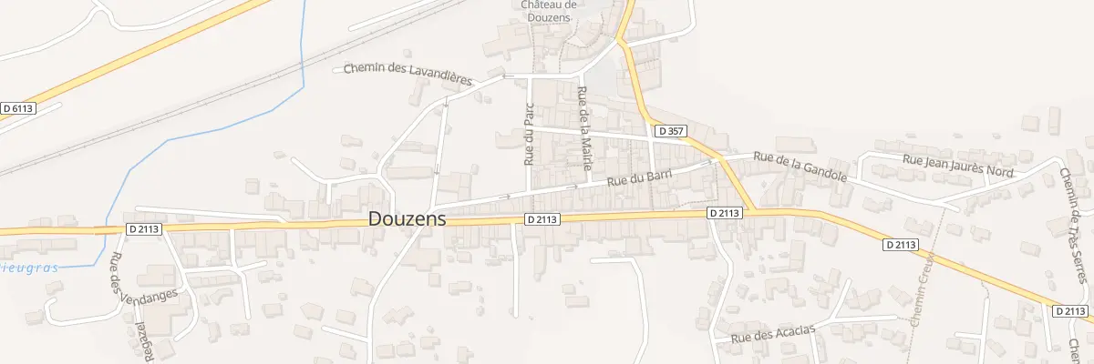 Plan du 9 Rue du Barri à Douzens