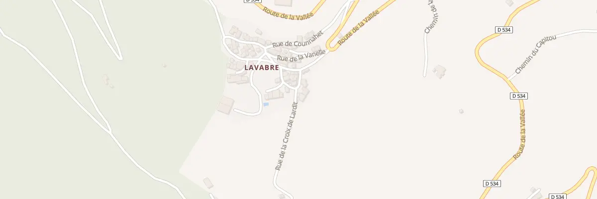 Plan du 5050 Lavabre à Connac