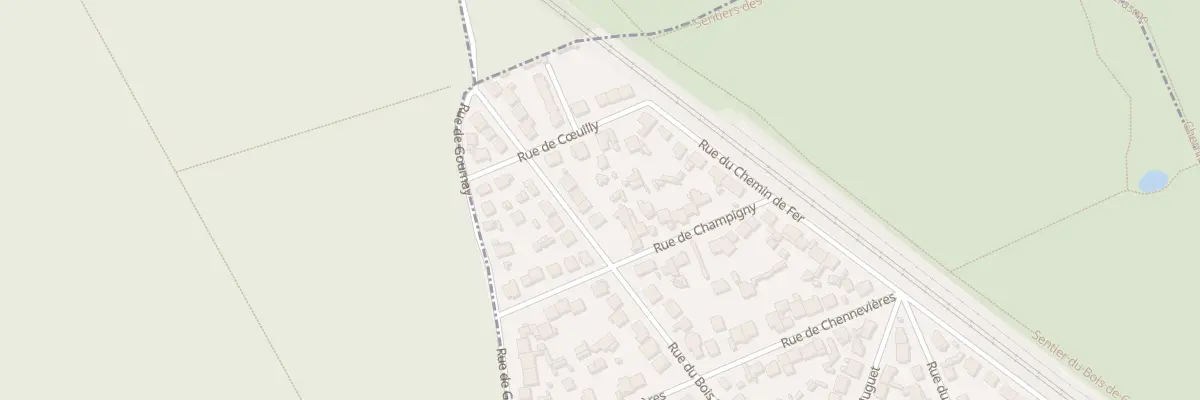 Plan du 126 Rue du Bois Saint-Martin à Pontault-Combault