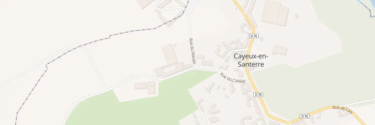 Plan du 1 Rue du Marais à Cayeux-en-Santerre