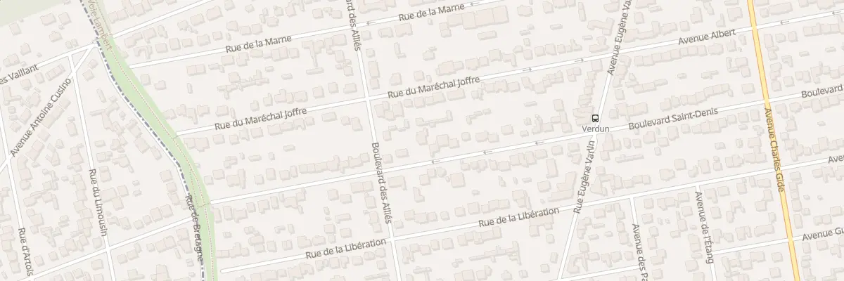 Plan du 26 Rue de Verdun à Villeparisis