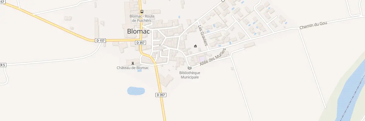 Plan du 2 All des Muriers à Blomac
