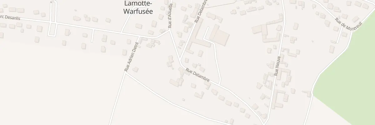 Plan du 10 Rue Delambre à Lamotte-Warfusée