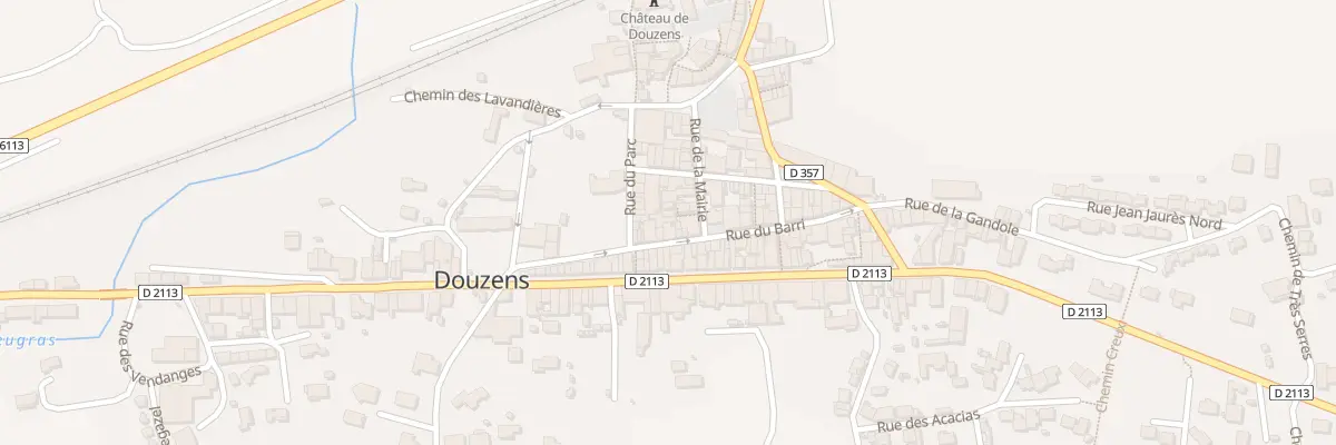 Plan du 1B Imp du Fournil à Douzens