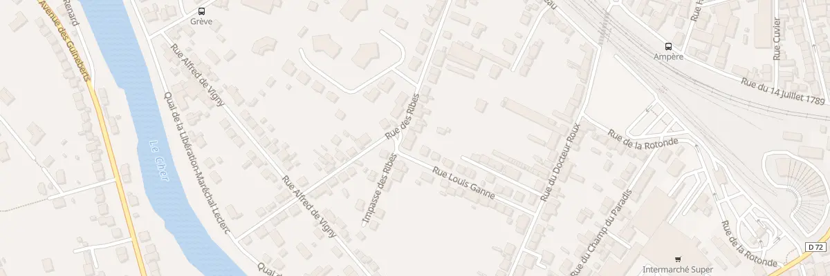 Plan du 41B Rue des Ribes à Montluçon