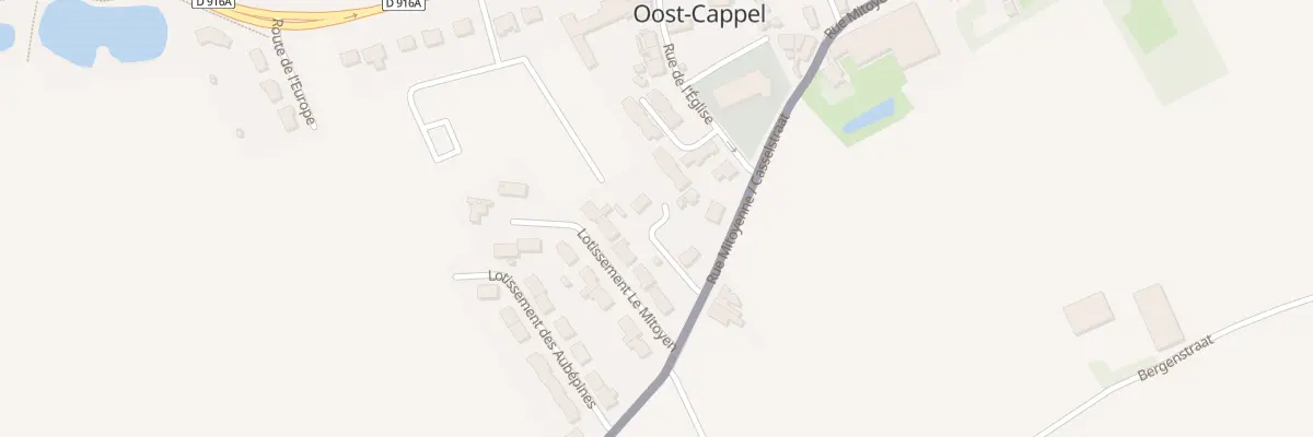 Plan du 3 Rue Mitoyenne à Oost-Cappel