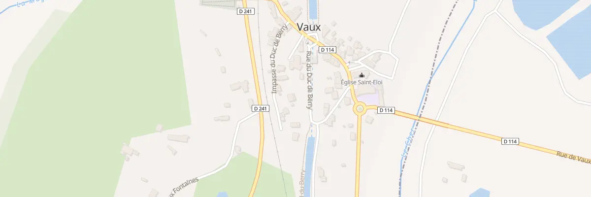 Plan du 8 Rue du Duc de Berry à Vaux