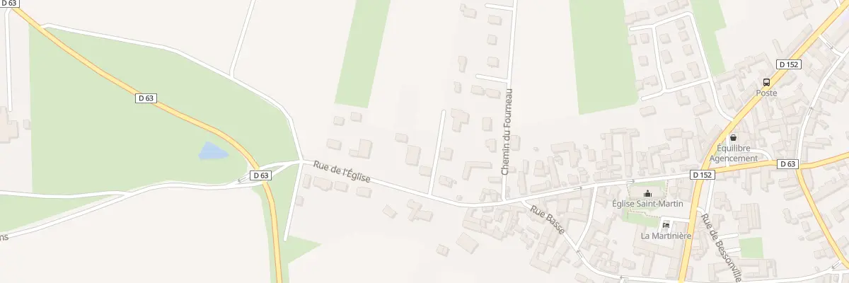 Plan du 50B Rue de l’Eglise à Ury