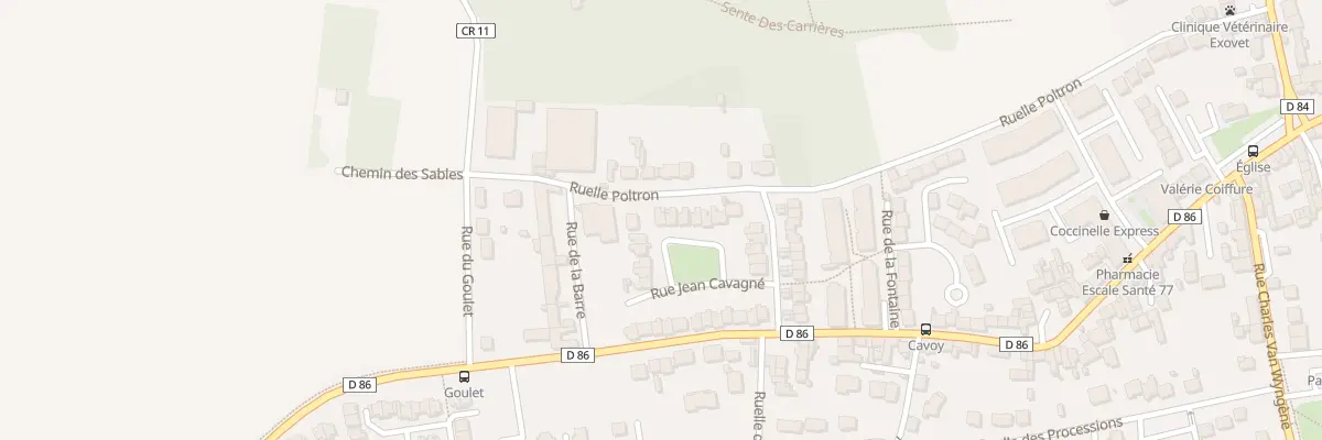 Plan du 16 Rue Jean Cavagne à Courtry