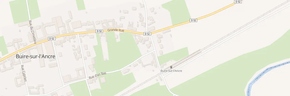Plan du 3 Gr Grande Rue à Buire-sur-l’Ancre