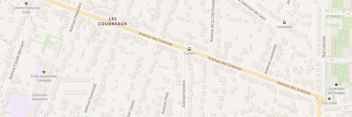 Plan du 23 Av Newton à Chelles