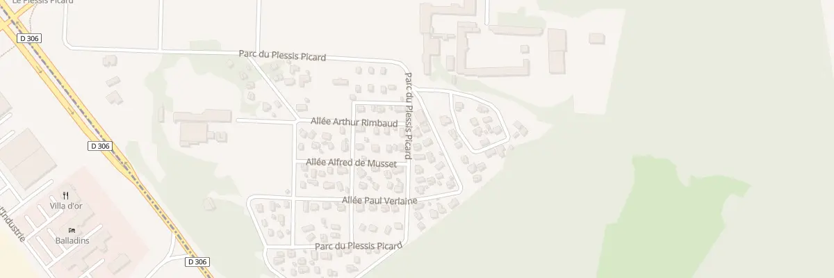 Plan du 123 Parc du Plessis Picard à Réau