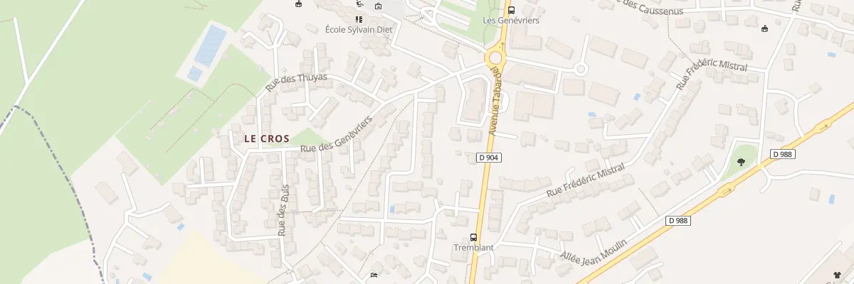 Plan du 16 Rue Peyre Stèbe à Sébazac-Concourès