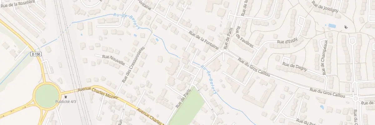 Plan du 19T Rue de Paris à Dammarie-les-Lys