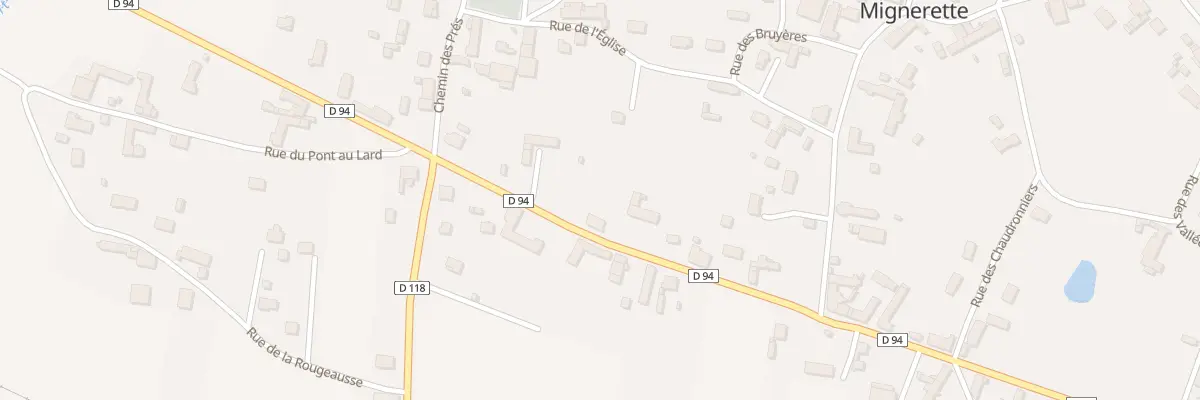 Plan du 30 Rte de Montargis à Mignerette