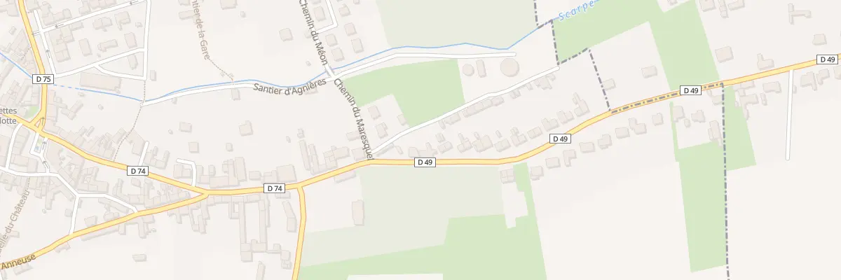 Plan du 17 Rue d’Agnières à Aubigny-en-Artois
