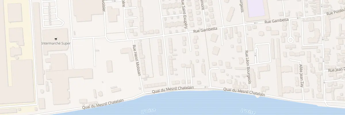 Plan du 10 Rue Marcellin Berthelot à Pont-Sainte-Maxence