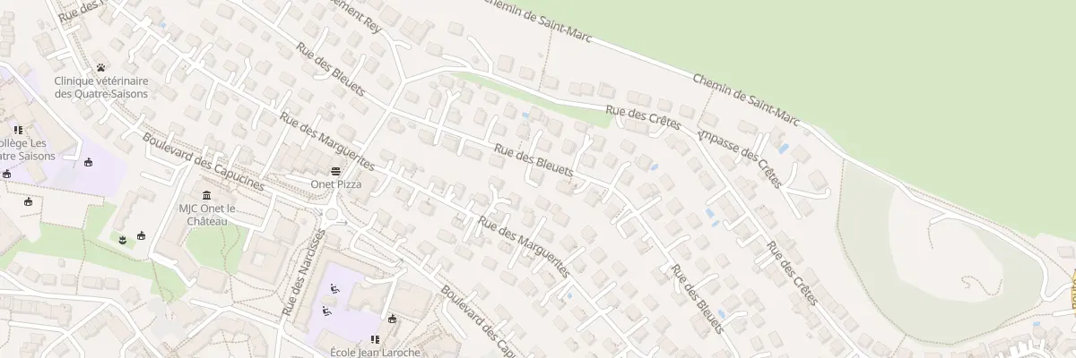 Plan du 36 Rue des Bleuets à Onet-le-Château