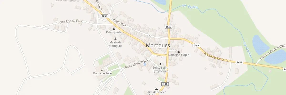 Plan du 1 Gr Grande Rue à Morogues