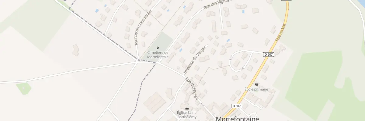 Plan du 14 Rue de l’Eglise à Mortefontaine