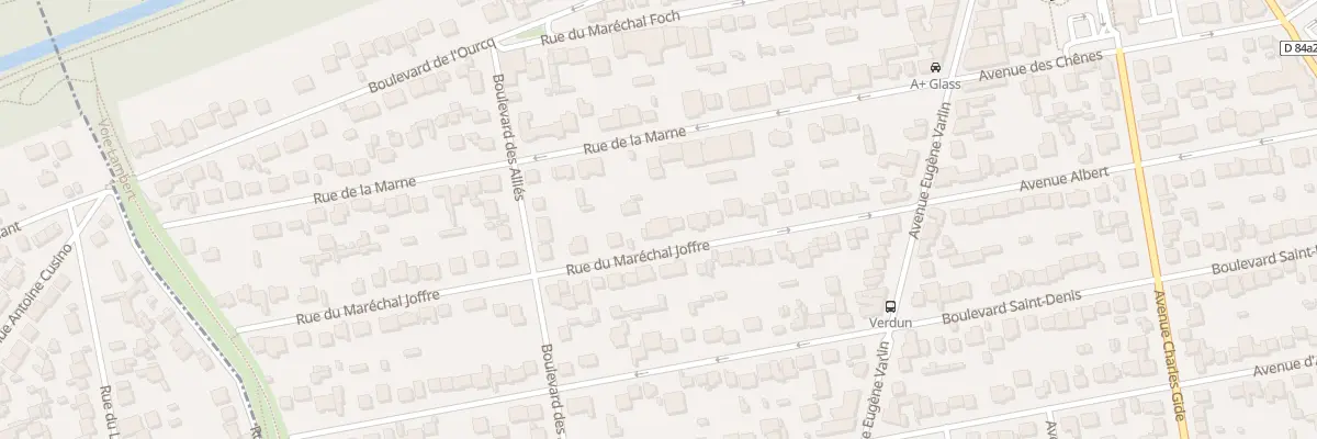 Plan du 28 Rue du Maréchal Joffre à Villeparisis