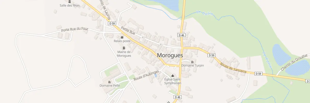 Plan du 8 Gr Grande Rue à Morogues