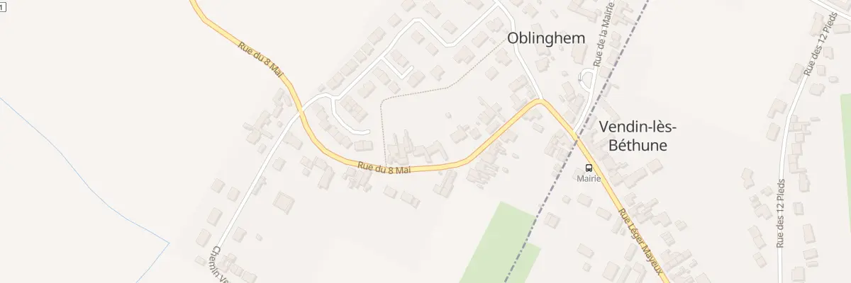 Plan du 16 Rue du 8 Mai à Oblinghem