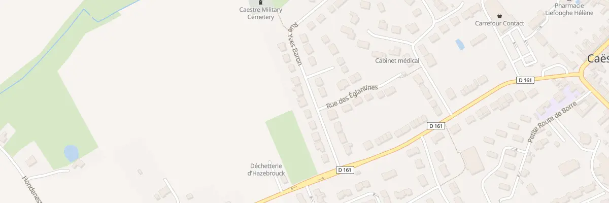 Plan du 107 Rue Yves Baron à Caëstre