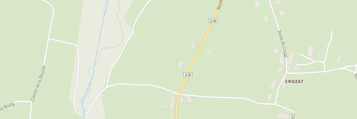 Plan du 91 Rte de Montlucon à Saint-Genest