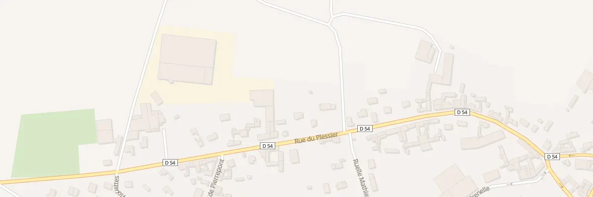 Plan du 40 Rue du Plessier à Hangest-en-Santerre