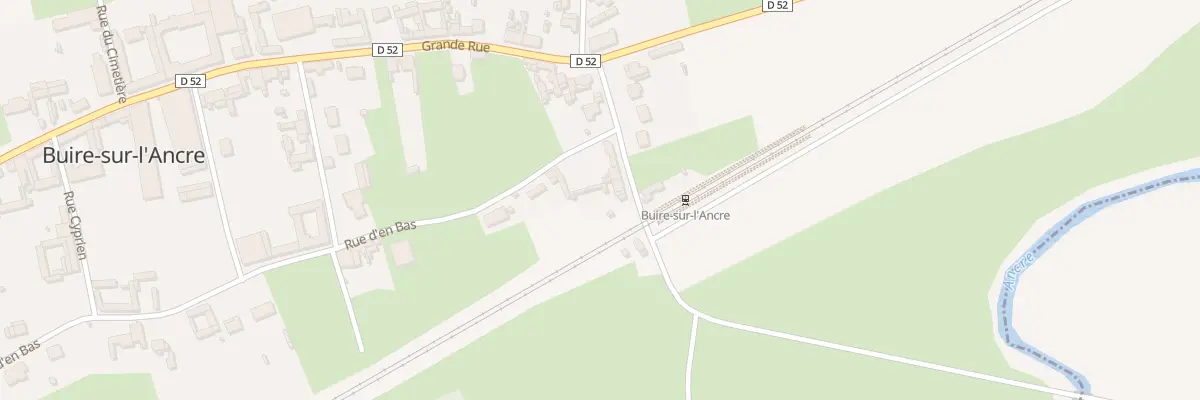 Plan du 6 Rue de la Gare à Buire-sur-l’Ancre