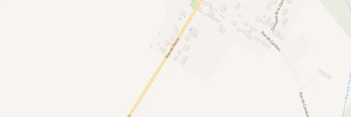 Plan du 5001 Rue de Fleury à Villiers-en-Bière